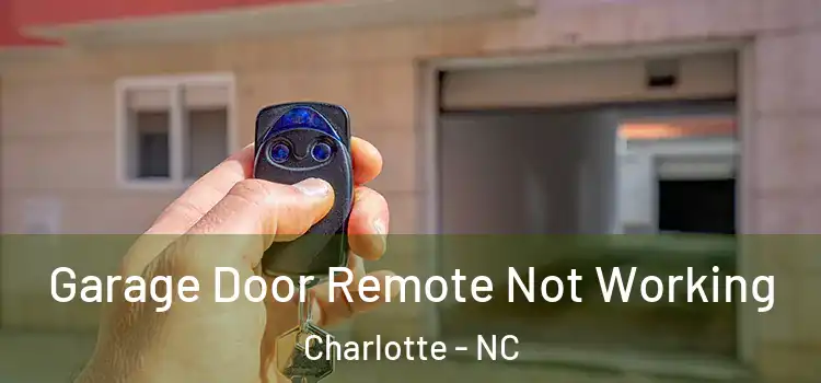  Garage Door Remote Not Working Charlotte - NC