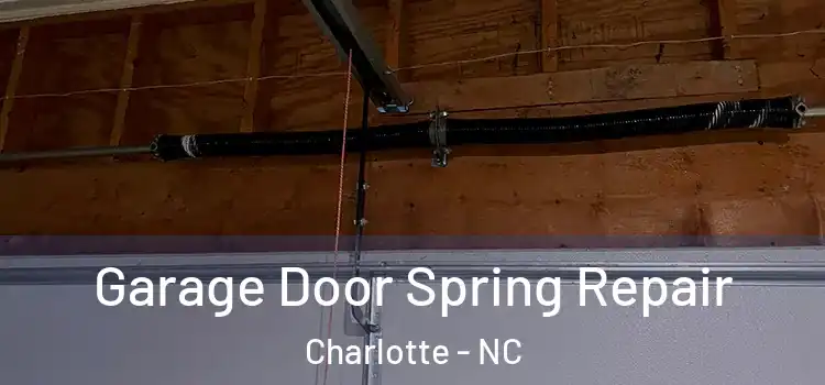  Garage Door Spring Repair Charlotte - NC