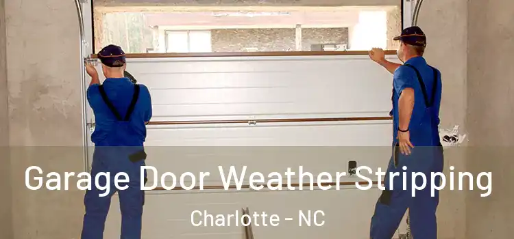 Garage Door Weather Stripping Charlotte - NC